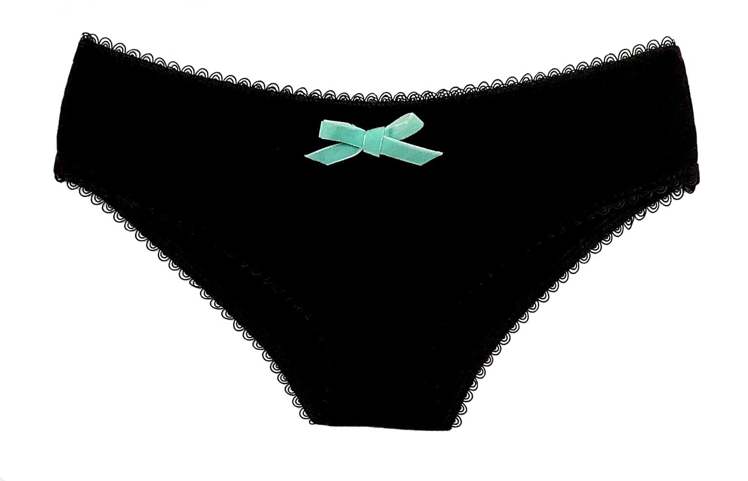 Black Bow Ladies' 5-Pack High Waist Modal Stretch Brief, Size L