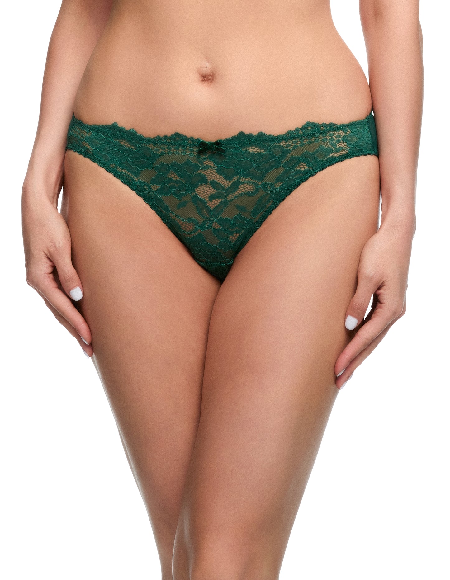 Cora Bikini Brief In Juniper By Dita Von Teese Lingerie - XS