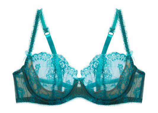 Savoir Faire Bra In Turquoise By Dita Von Teese - 32H