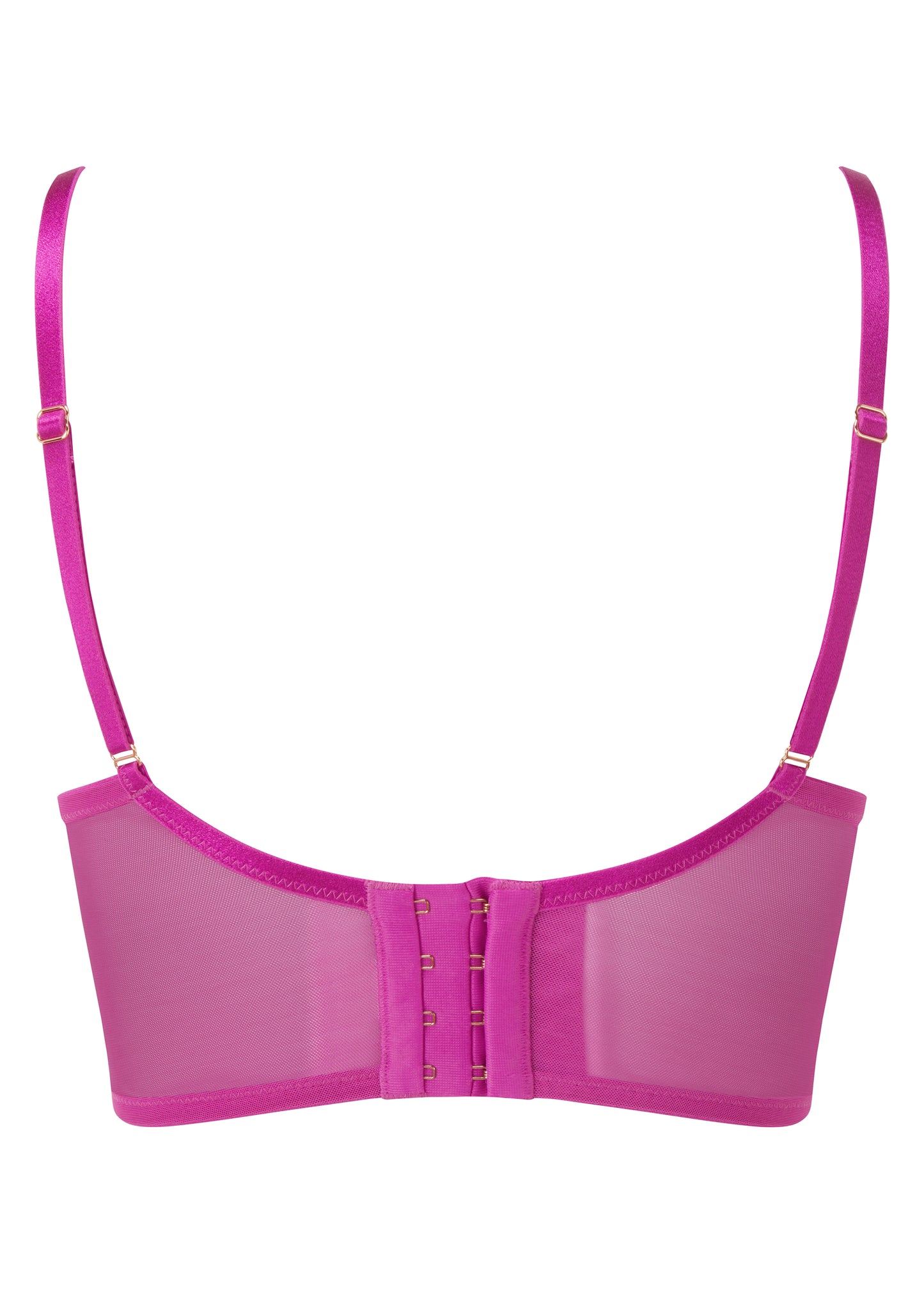 Suspense Fuchsia Lace Longline Bra By Gossard - 30-38 bands A-G cup (UK size)