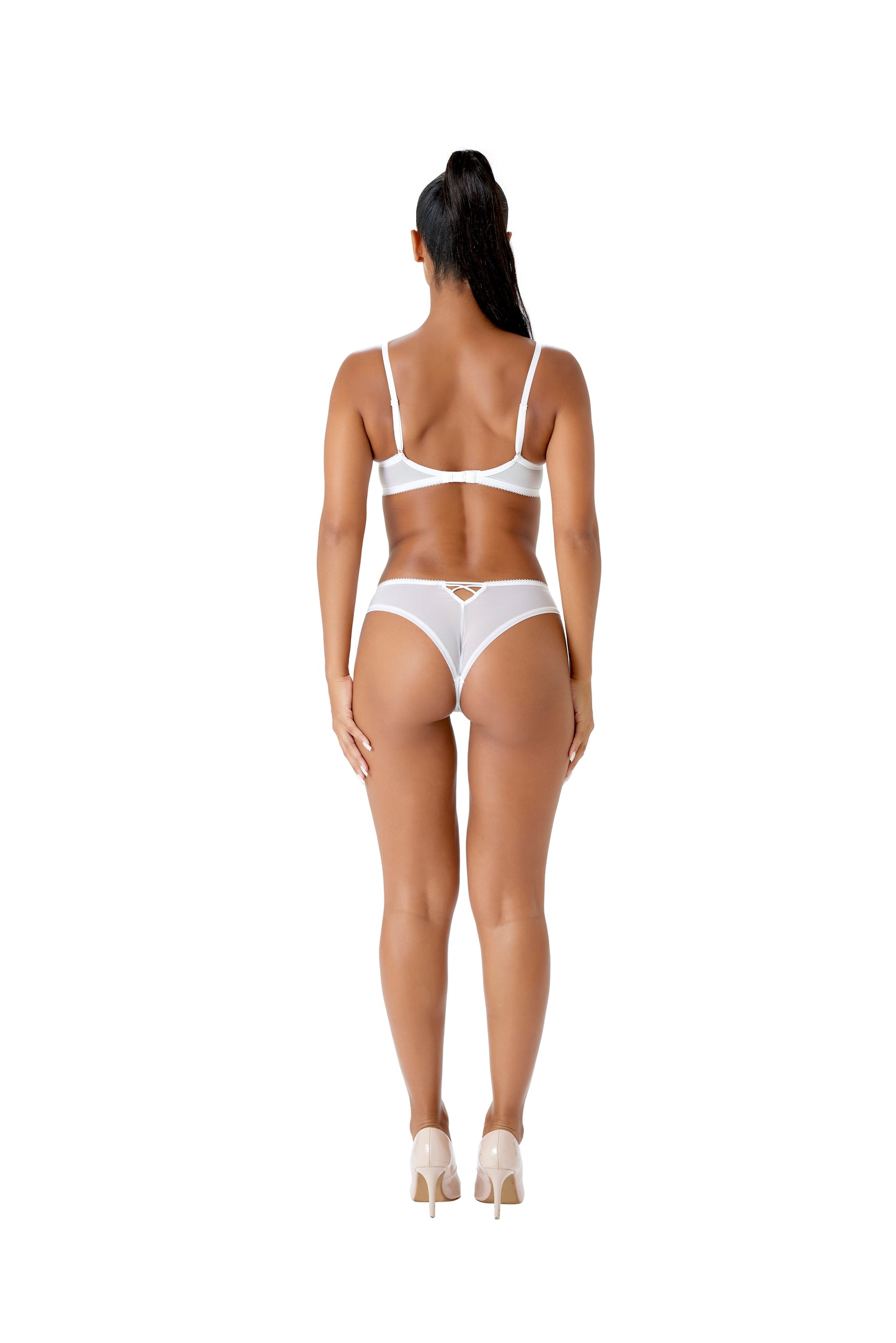 Fiesta Cheeky Shorty in Sparkling White By Gossard - sizes XS-XL