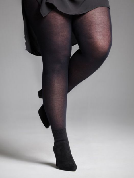 Navy blue sales pantyhose plus size