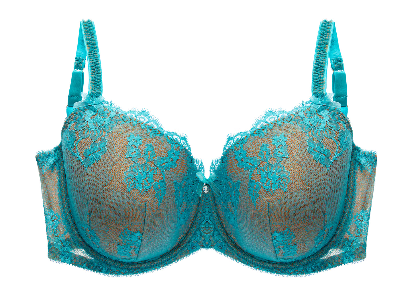 Savoir Faire Curve Bra In Turquoise By Dita Von Teese - 38D-44G