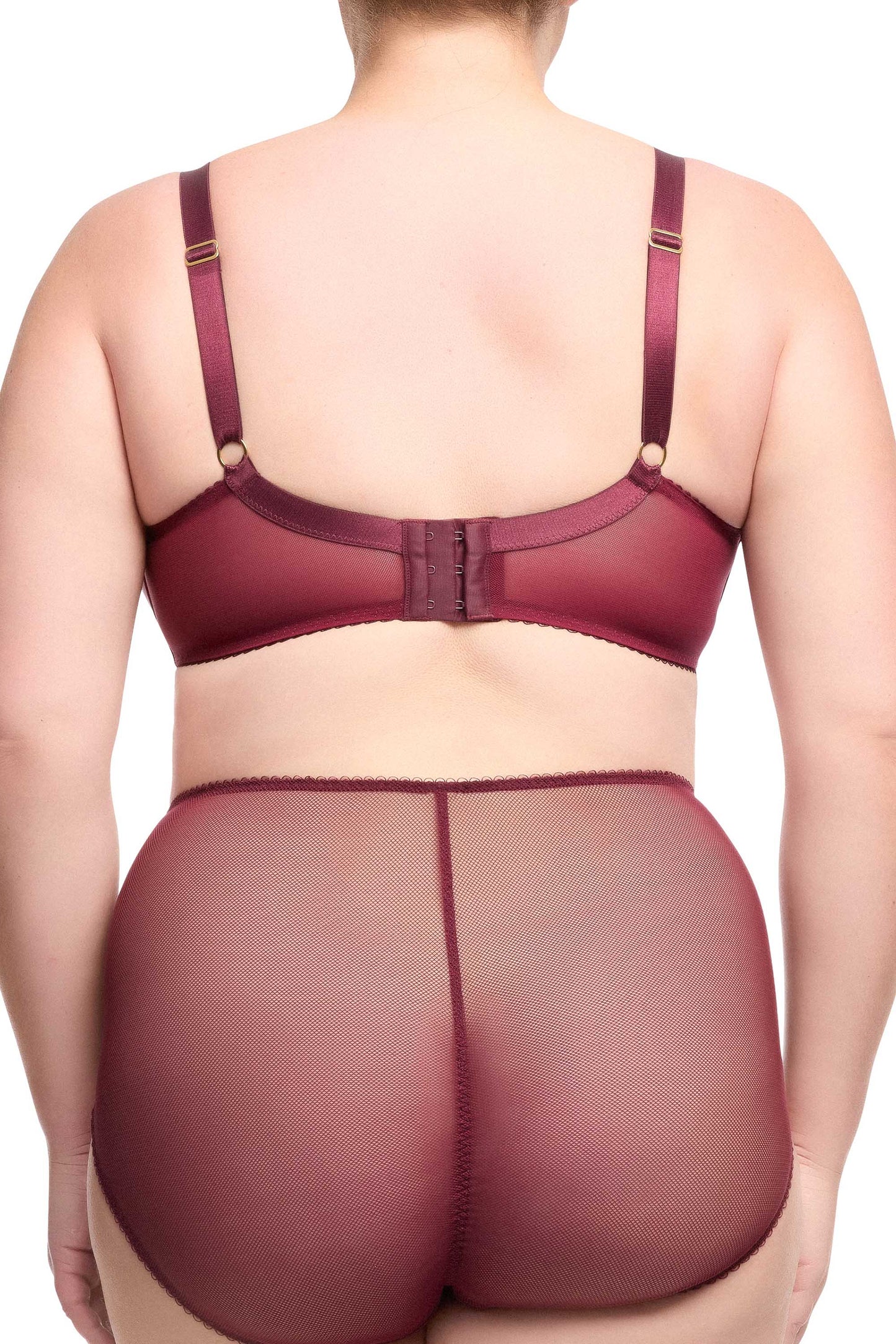 Star Lift Full Brief in Plum By Dita Von Teese - XL-4X