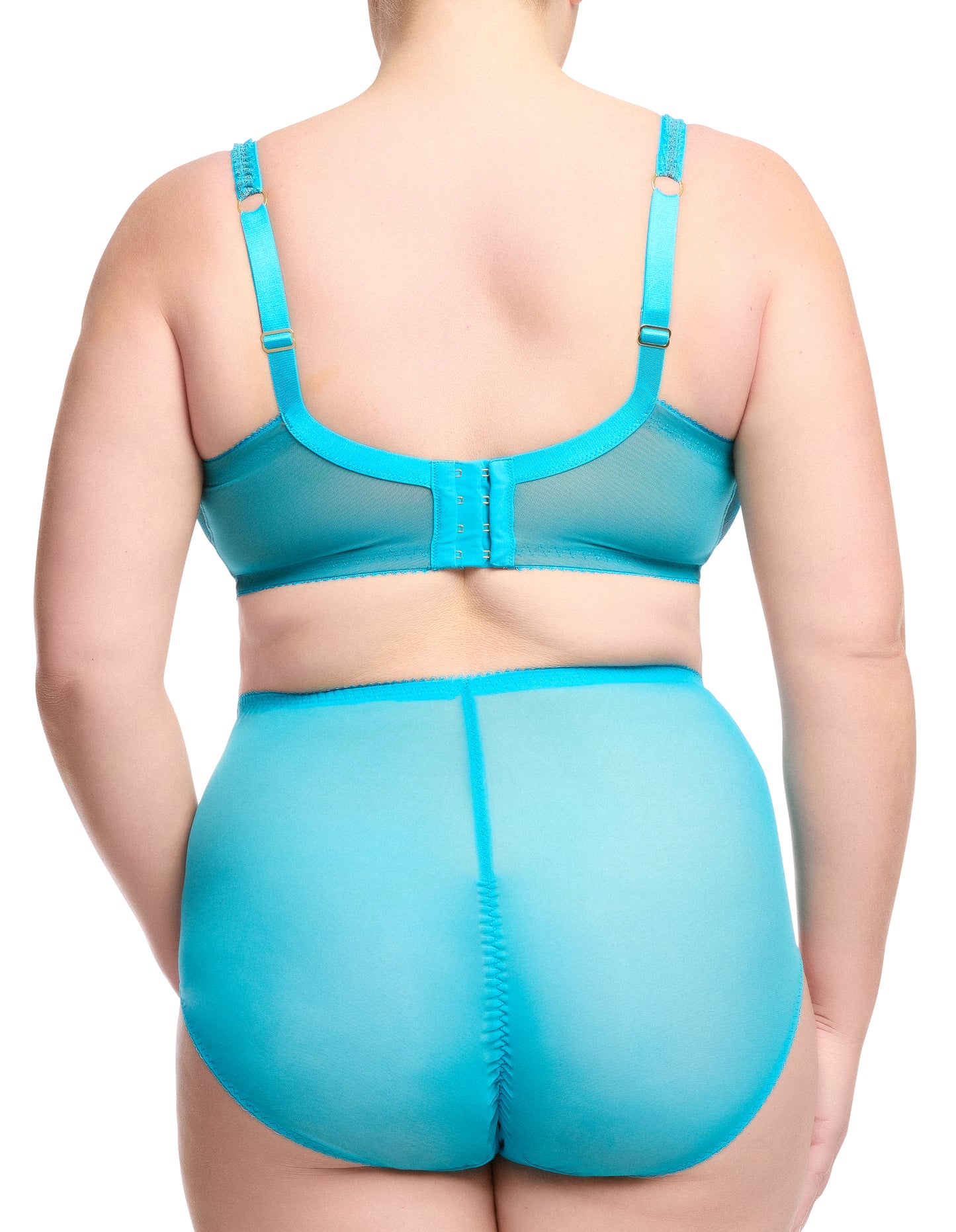 Savoir Faire Curve Bra In Turquoise By Dita Von Teese - 38D-44G