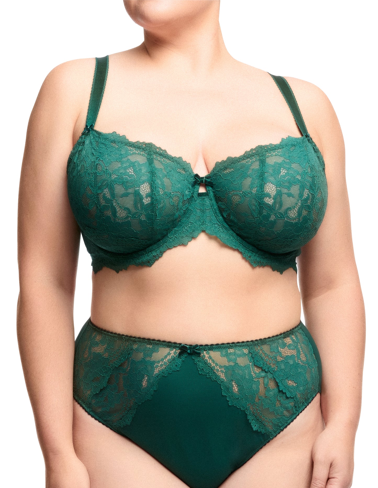 Cora In Juniper Curve Bra By Dita Von Teese - 38-44 bands D-G cups