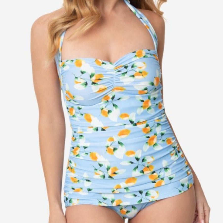 Lemon Blossom Swimsuit- Esther Williams - Gigi's - Toronto - Plus Size –  Gigi's House Of Frills