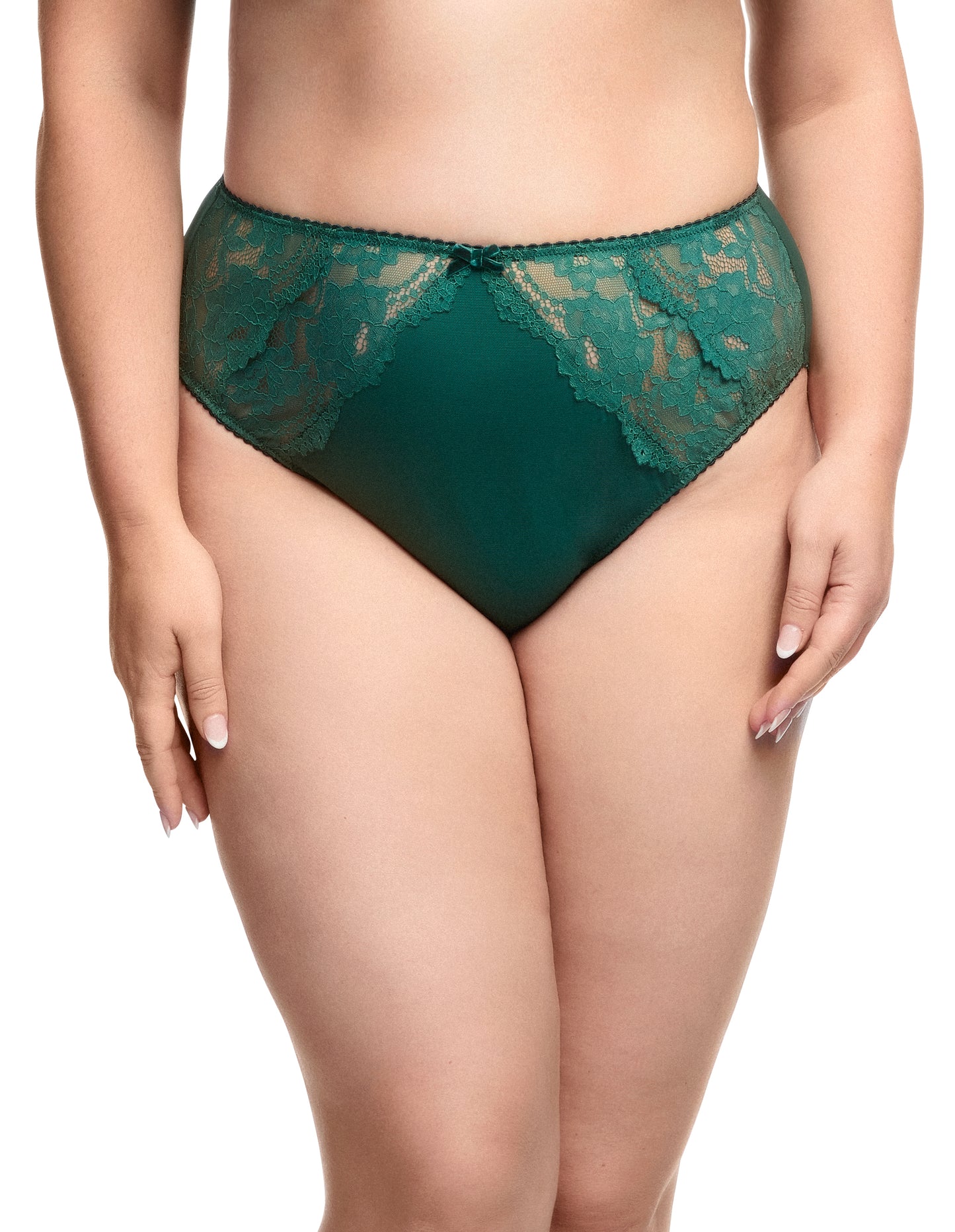 Cora Full Brief In Juniper By Dita Von Teese Lingerie - XL-4X