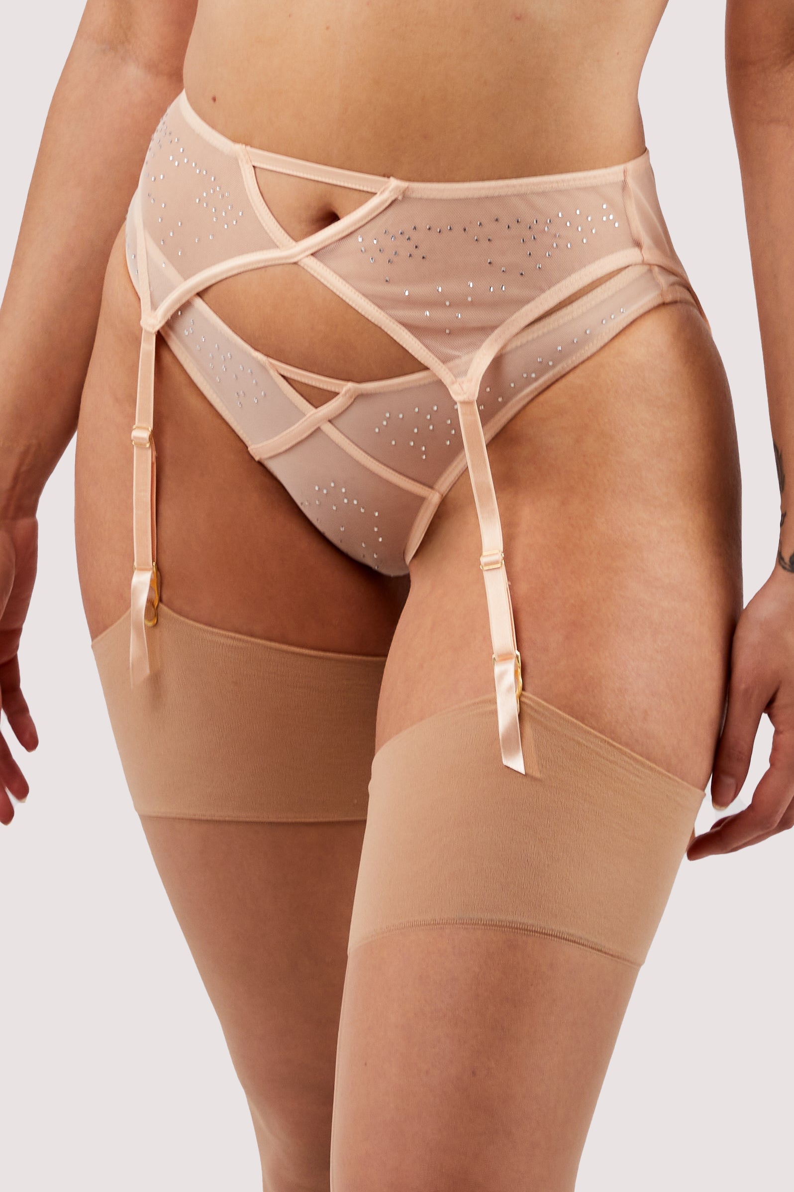 Nola Toffee Diamante Garter Belt - Playful Promises - Canada - Gigi's Gigi's House Of Frills Nola Toffee Diamante Garter Belt - Playful Promises - Canada - Gigi's Gigi's House Of Frills