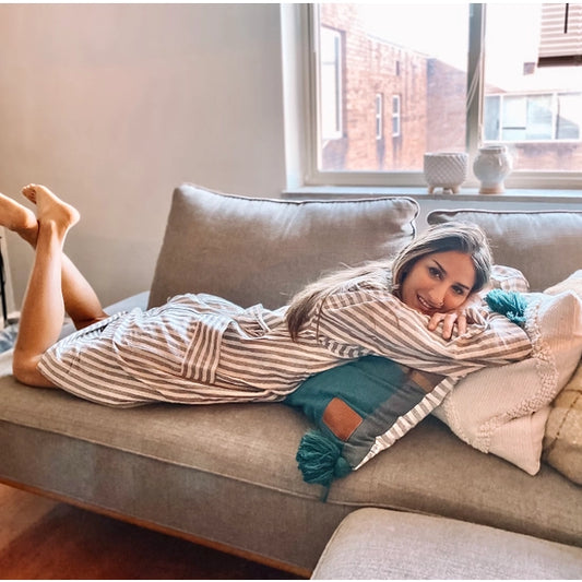 Handwoven Turkish Cotton Robes By Focha - S/M