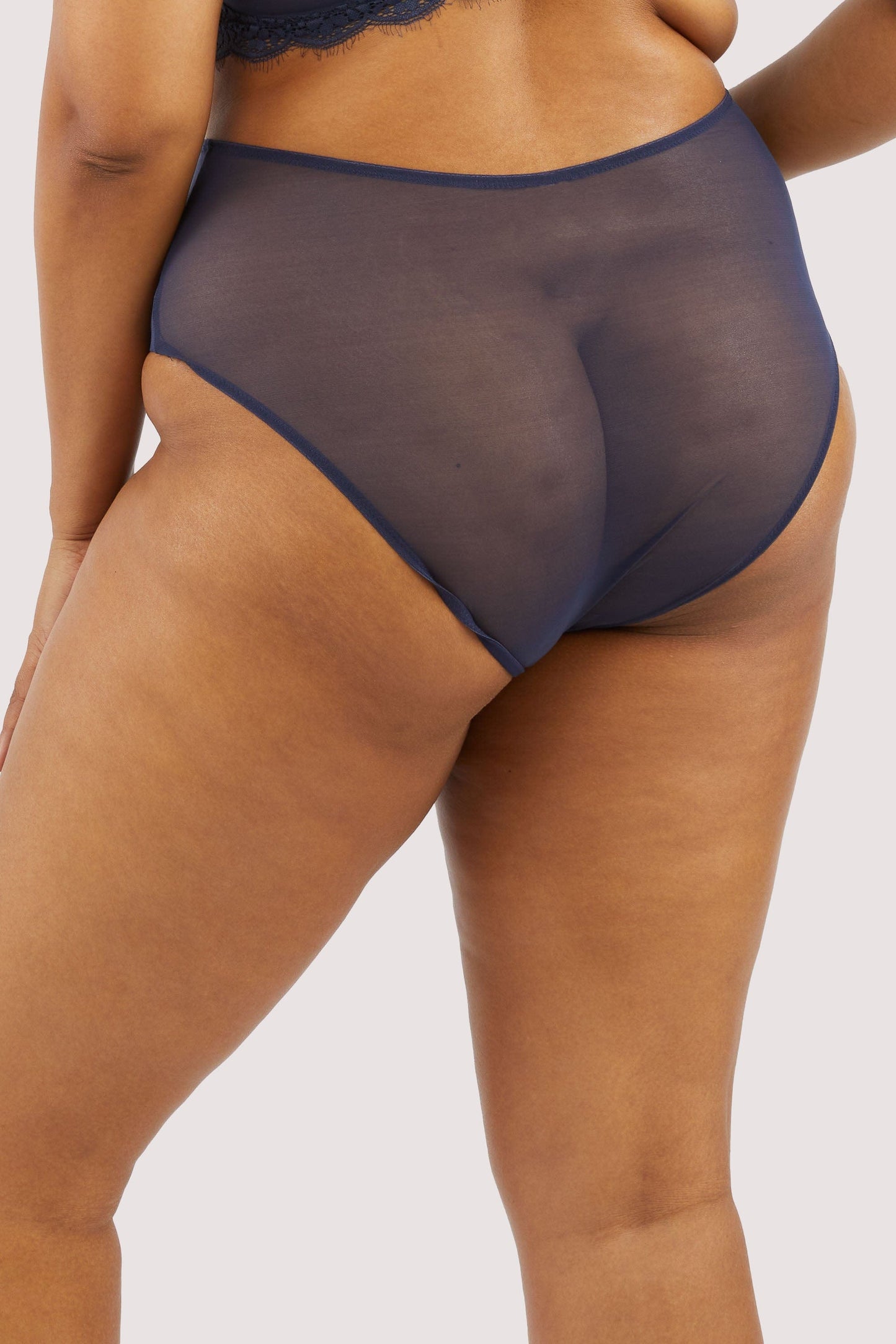 Emma Navy High Waist Brief - sizes 16-18
