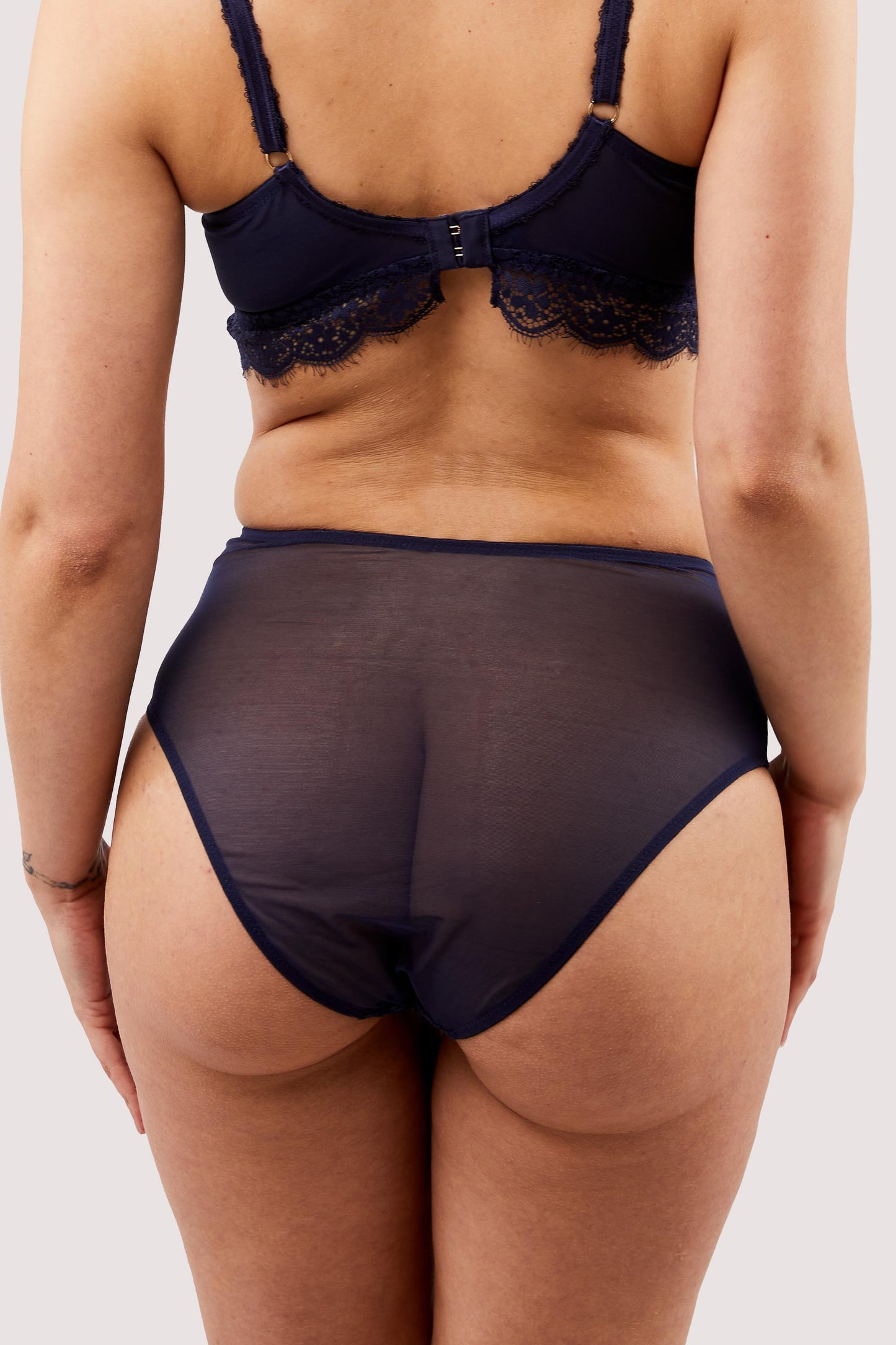 Emma Navy High Waist Brief - sizes 16-18