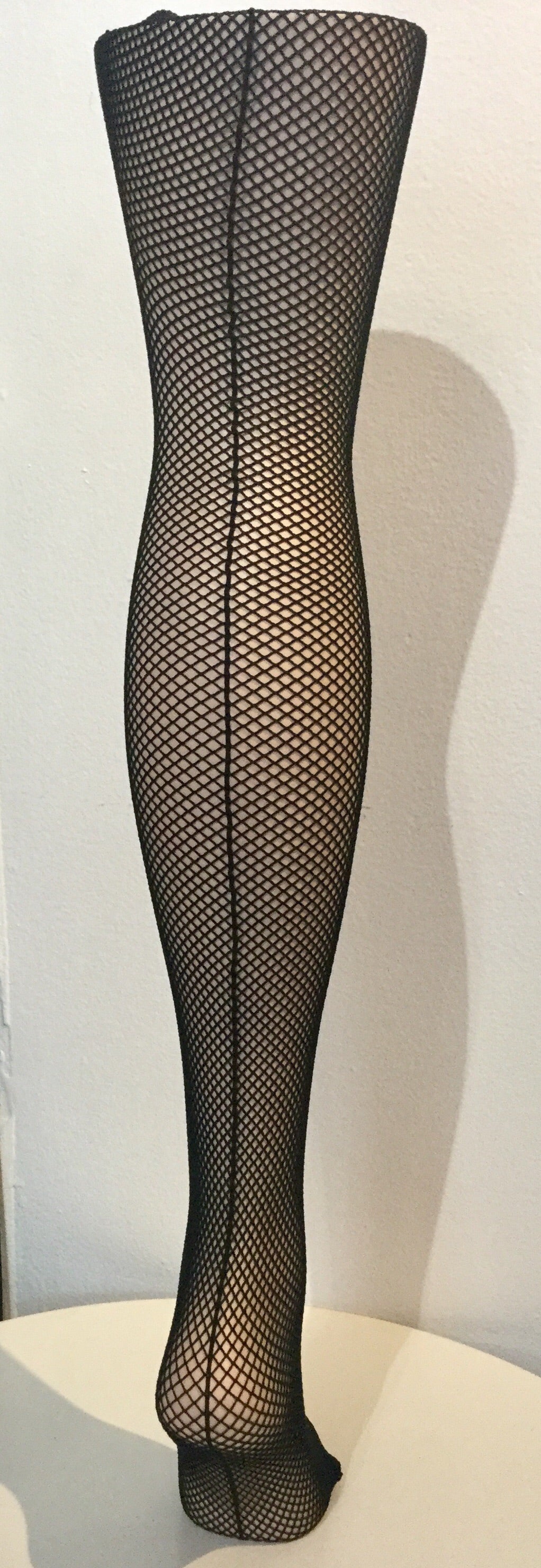 Cabaret Backseam Dance Quality Fishnet Tights 326 - Black + Beige
