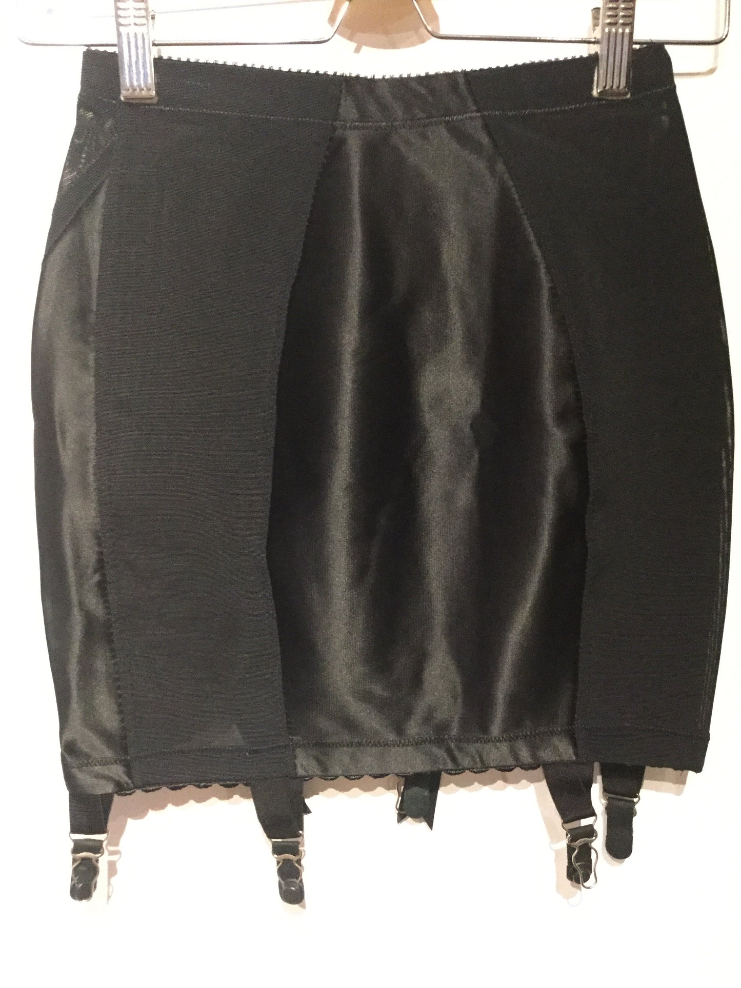 Deadstock 1960 Satin Panel Girdle size M 23-28” waist
