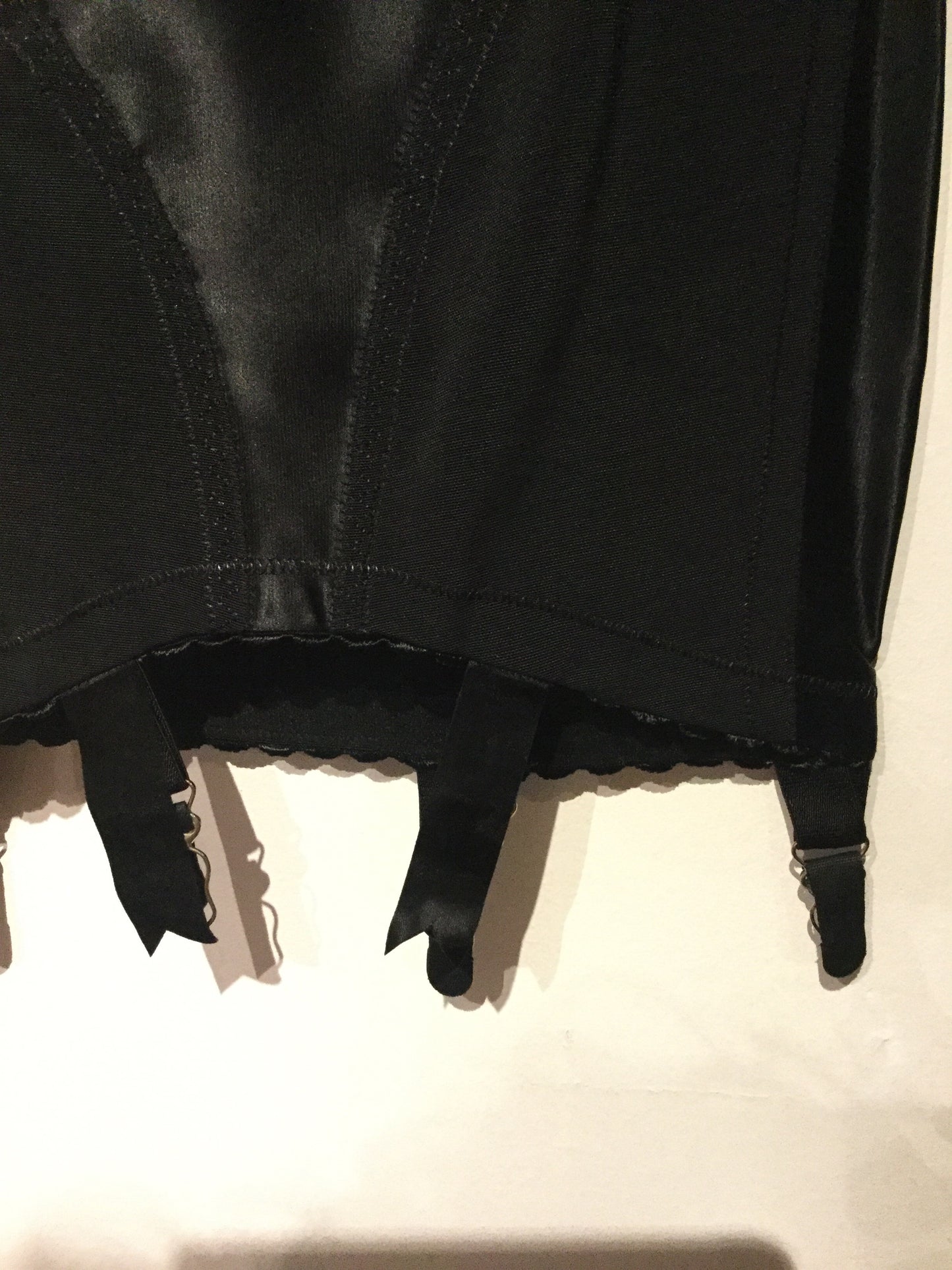 Deadstock 1960 Satin Panel Girdle size M 23-28” waist
