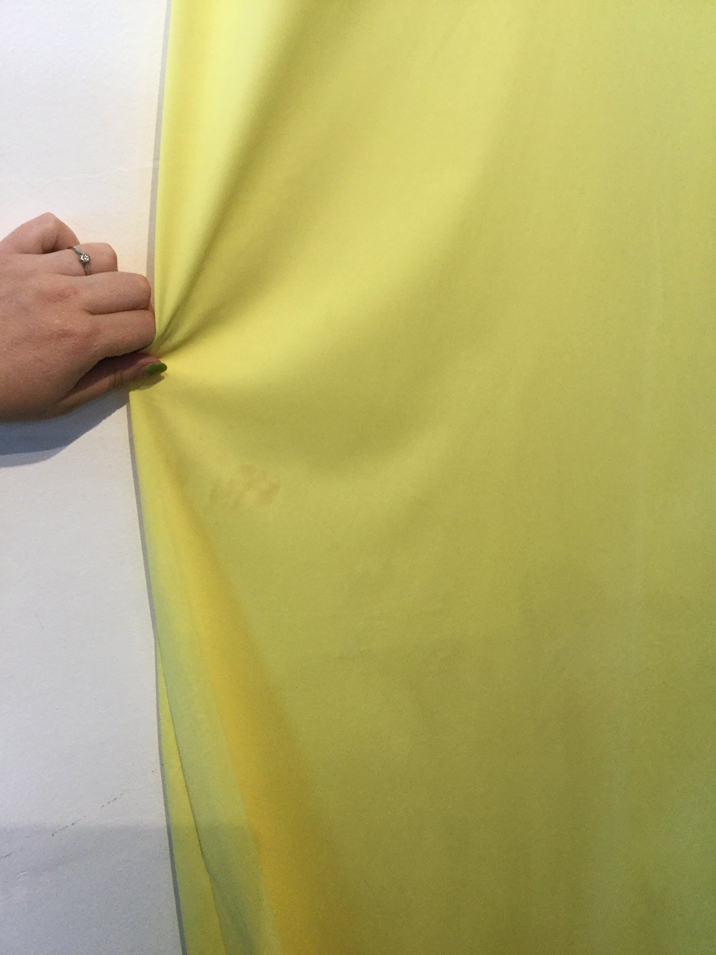 Sunny Yellow Nylon House Dress S/M+ #128