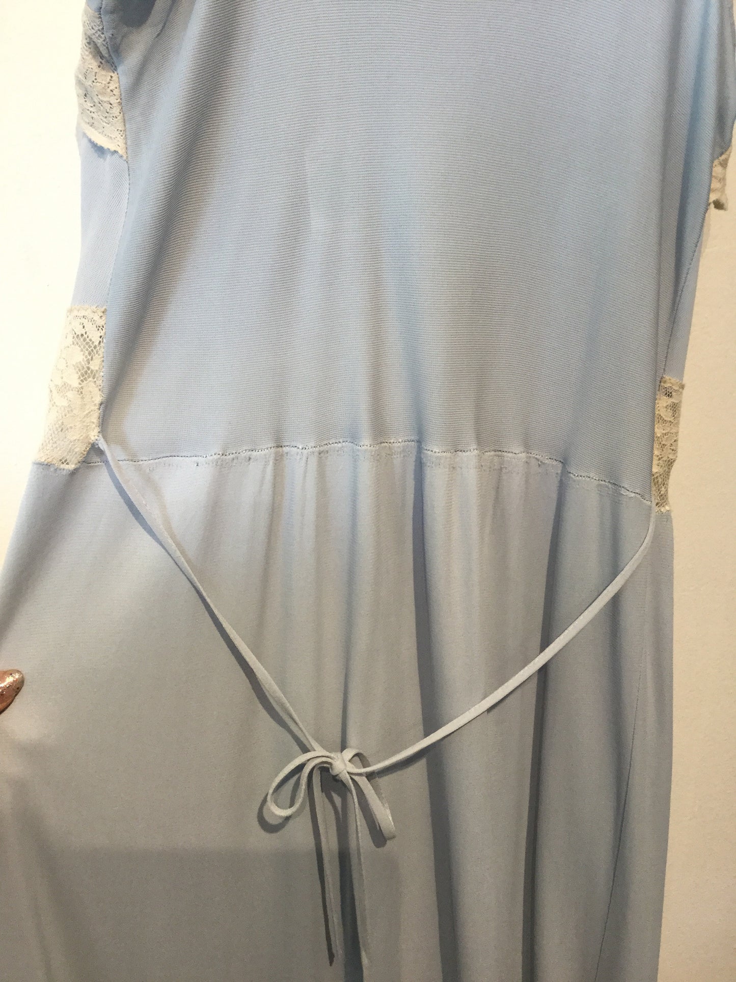 Pretty Blue Lace Jersey Gown by Fantasy S/M #086