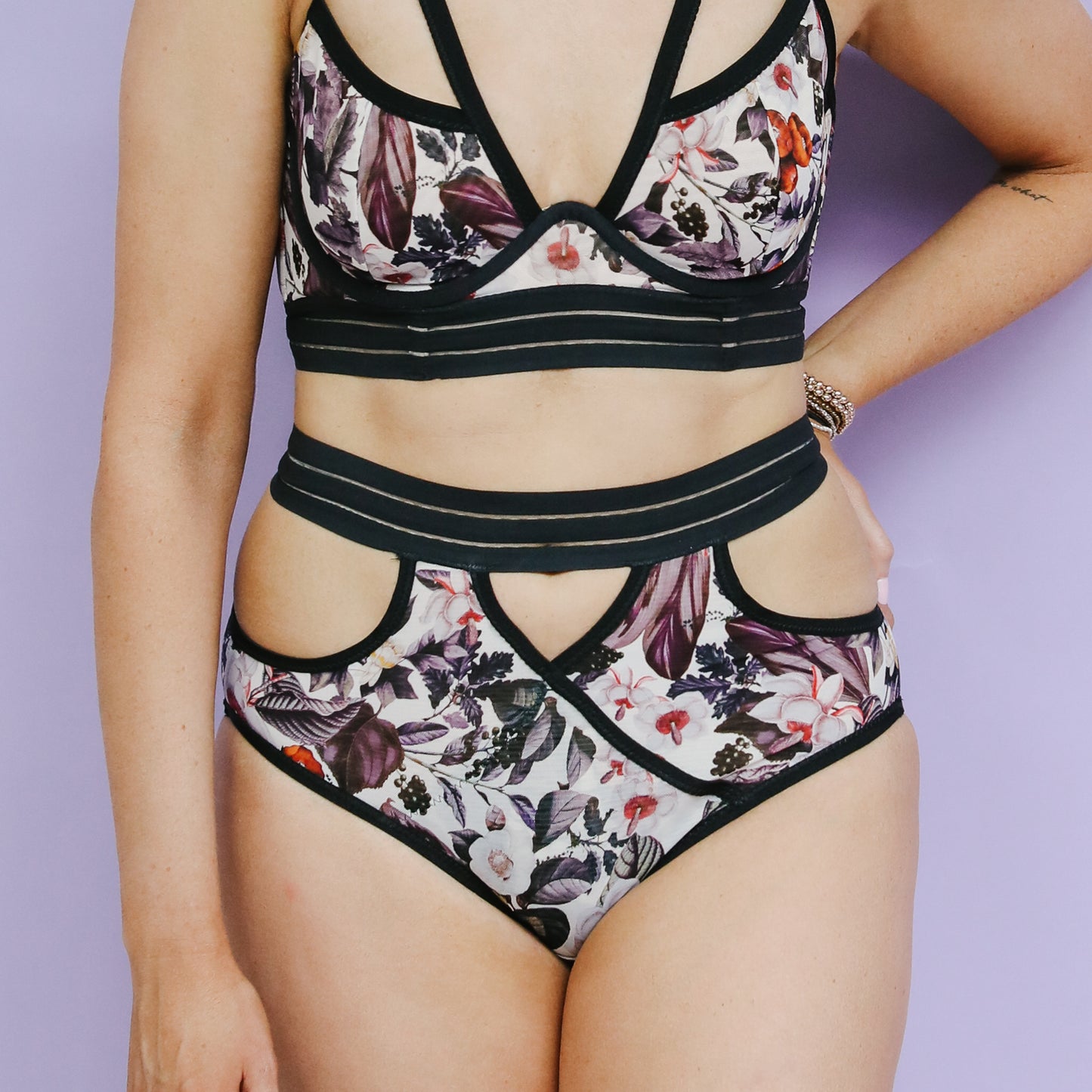 Galina Cut Out Brief - sizes XS