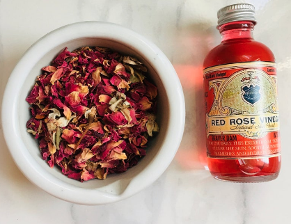 Red Rose Vinegar Toner (Vegan)