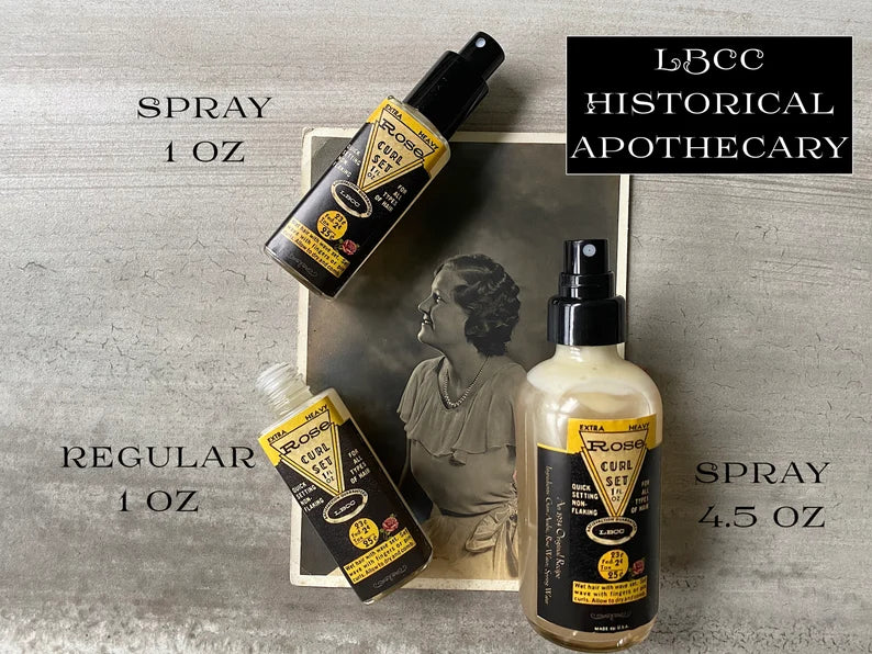 1930's Hair Curling Fluid - available in boutique!