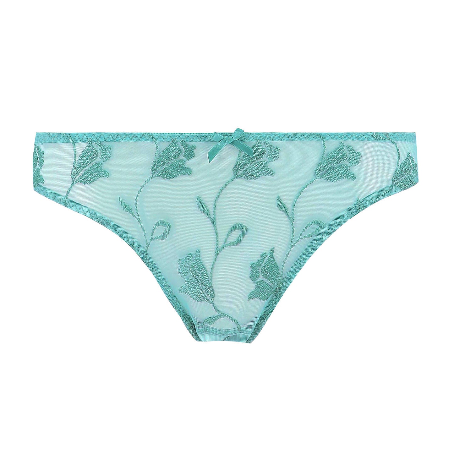 Softessence Tanga in Aloe By Aubade - XS