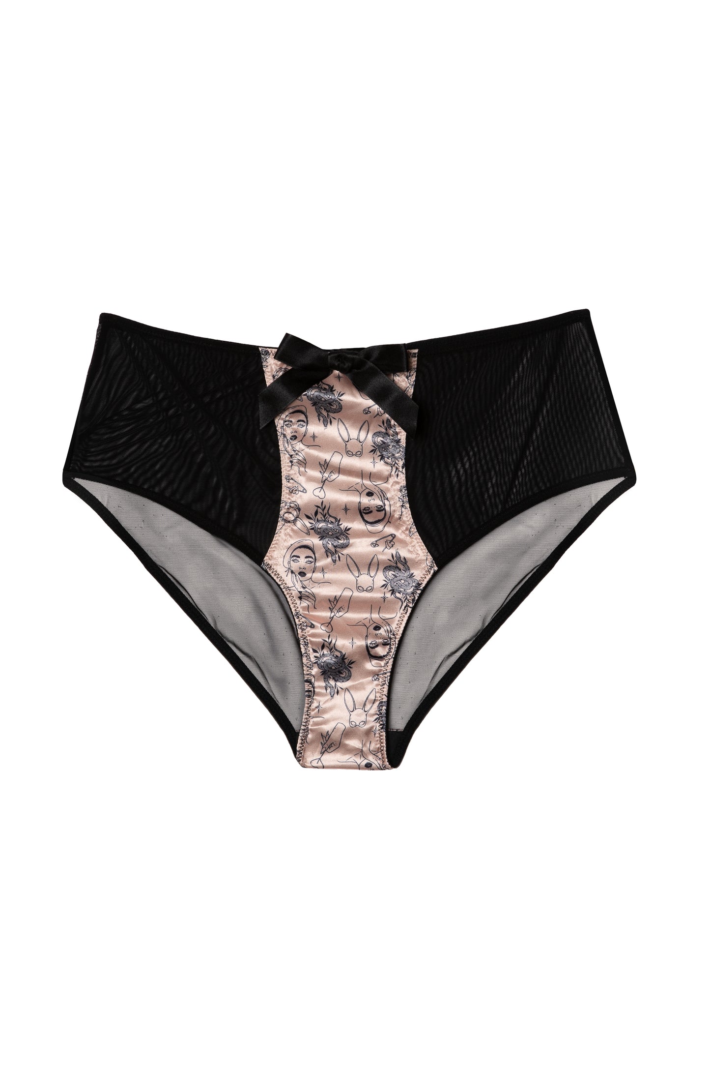 Tattoo Print High Waist Brief - sizes 4-18 *New improved fit!