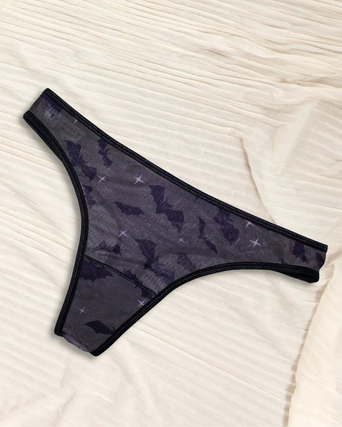 Bats in the Belfry Thong - XS- 3X