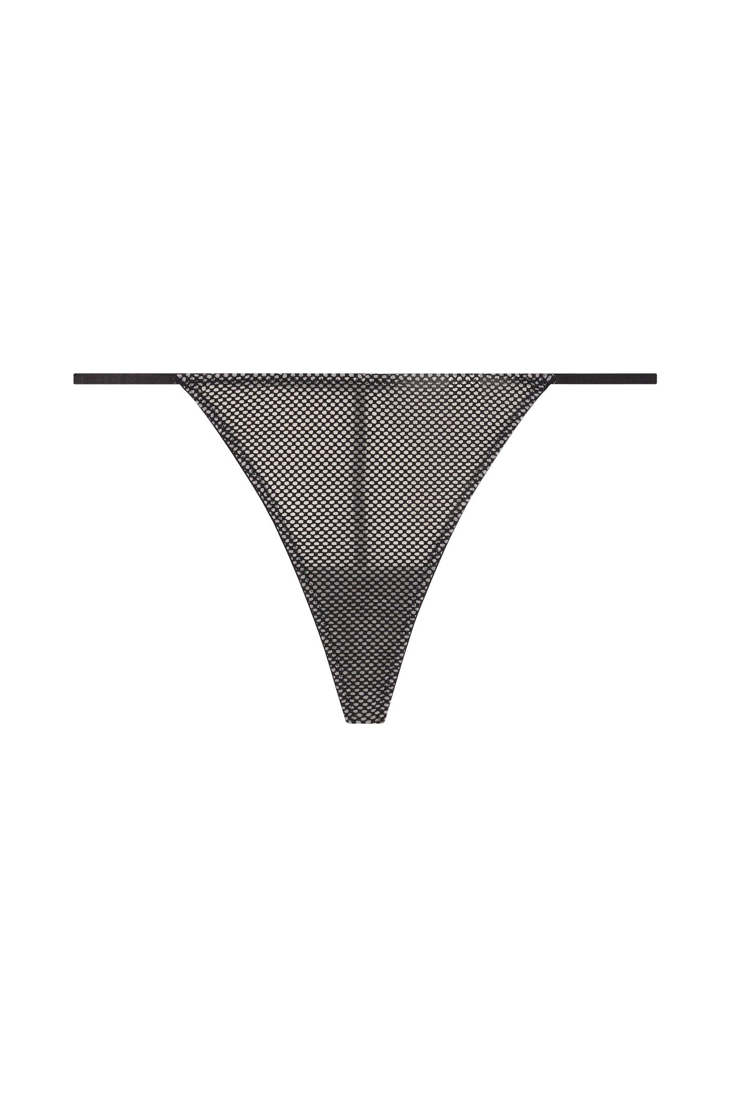 Vidal Black Fishnet G-string - sizes 8-16