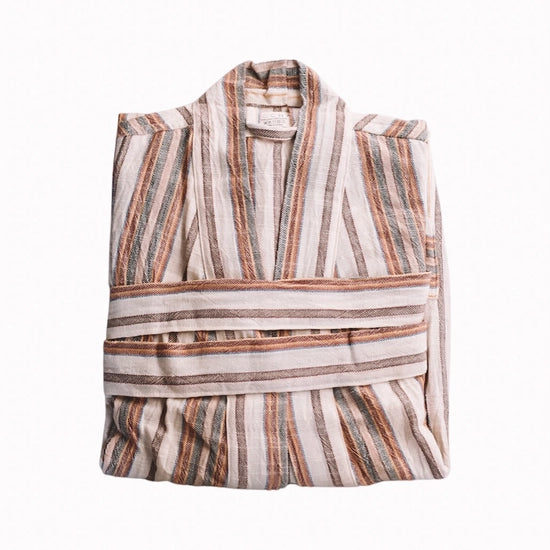 Handwoven Turkish Cotton Robes By Focha - S/M