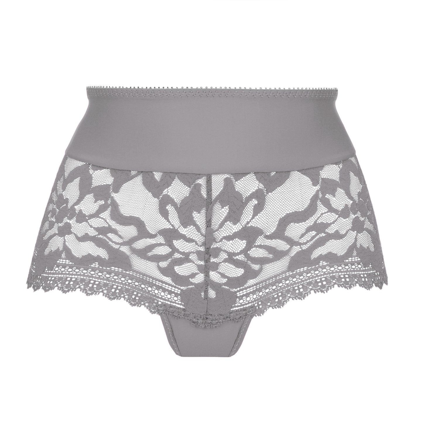 Lëia Highwaist Full Brief Panty in Platinum By Empreinte - S-4XL