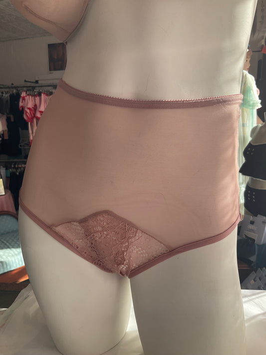 Whisper Sweet Nothings CouCou High Waist Brief in  Rose Water By Only Hearts Lingerie - S-XL