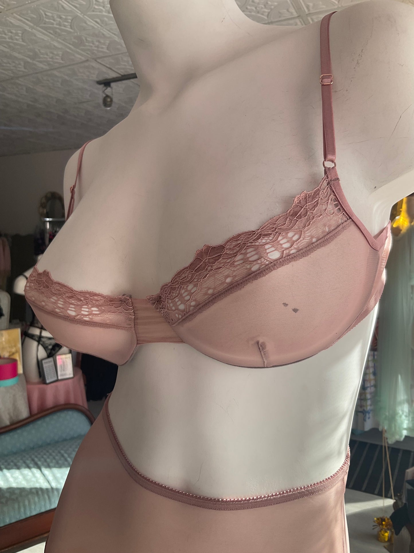 Whisper Sweet Nothings Demi Underwire Bra in Rose Water By Only Hearts Lingerie - XS-XL