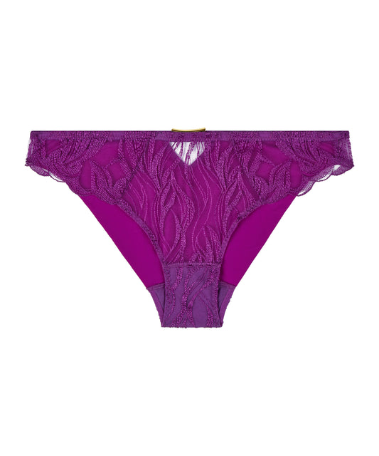 Into The Groove Brazilian Brief in Pink Karma By Aubade - M & 2XL