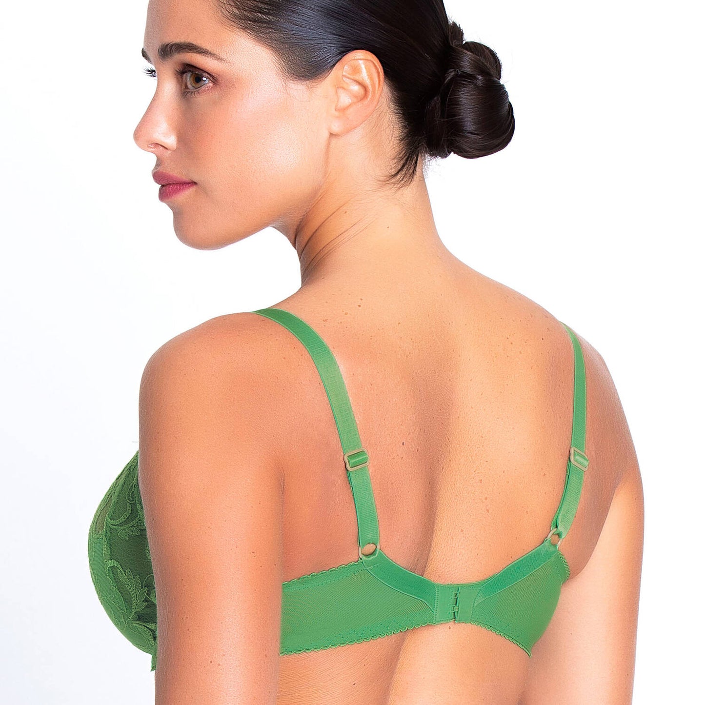 Dressing Floral in "Emeraude" 3 Parts Full Cup Bra By Lise Charmel - 32-44 D-G (EURO/US)