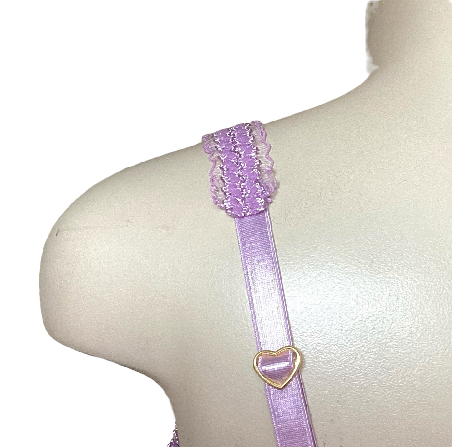 IV for Gigi : VENUS Lilac & Freshwater Pearl Bralette - S-3X