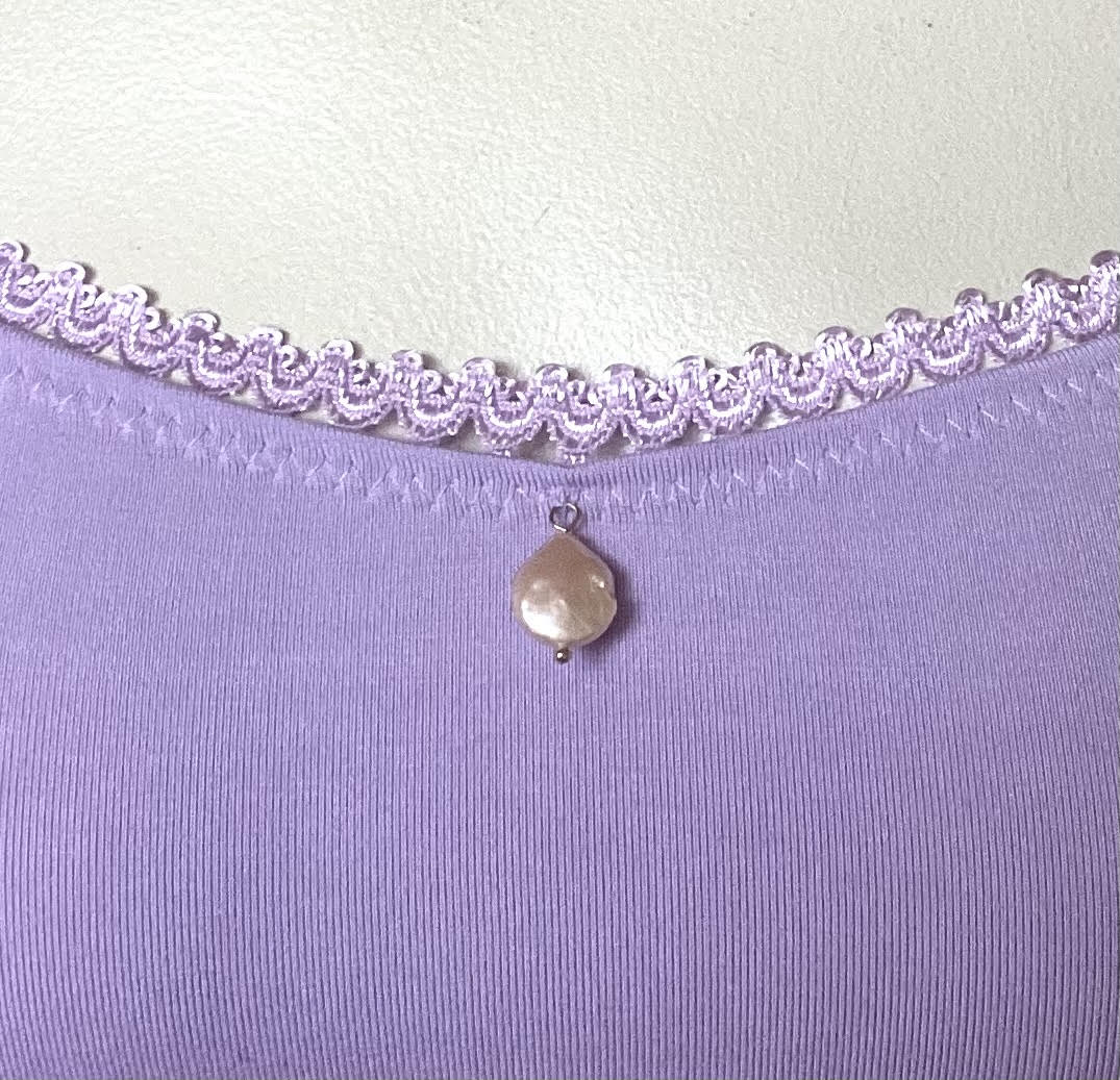 IV for Gigi : VENUS Lilac & Freshwater Pearl Bralette - S-3X