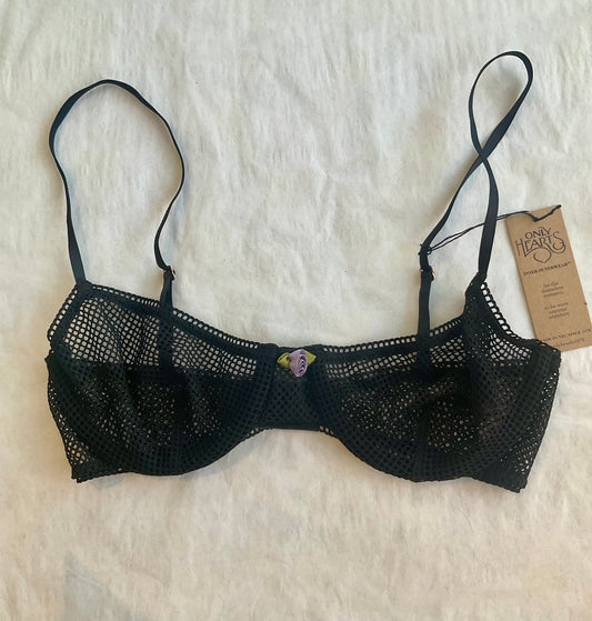 Nothing But Net Underwire Bra in Black By Only Hearts - XS-L