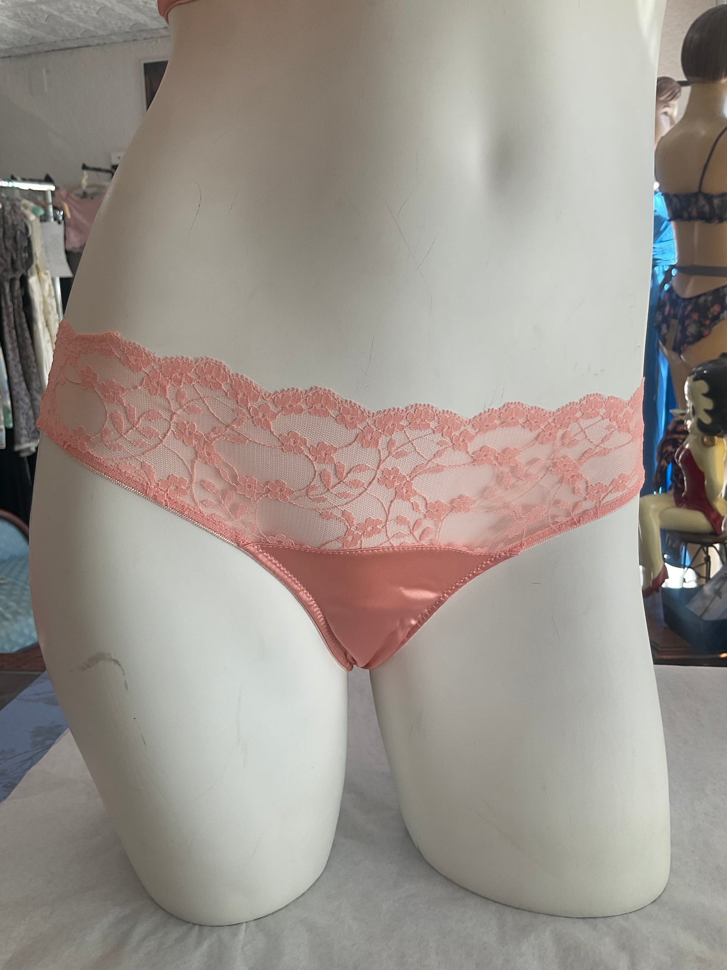 Sophia Silk Low Rise Knickers in Apricot By Katherine Hamilton