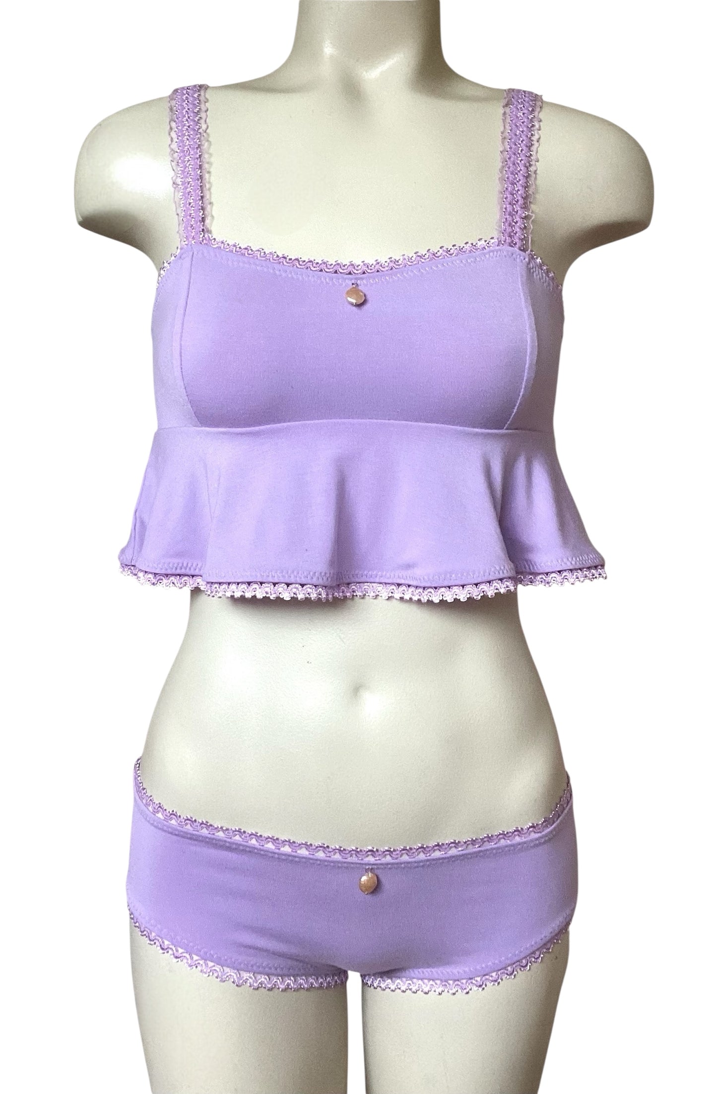 IV for Gigi : VENUS Lilac & Freshwater Pearl Bralette - S-3X