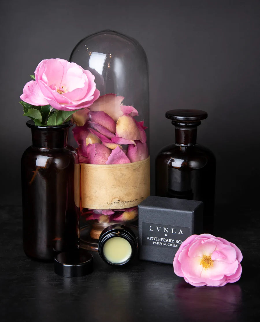 APOTHECARY ROSE Parfum Crème - rose gallica, apricot, myrrh by LVNEA