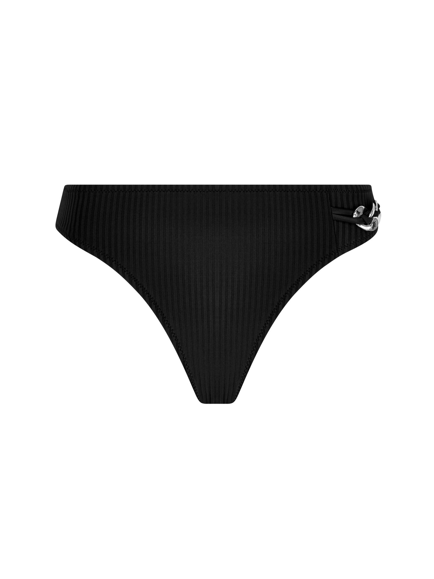 Stricto Chic Charm Bikini Bottoms in Black By Antigel - S-XXL