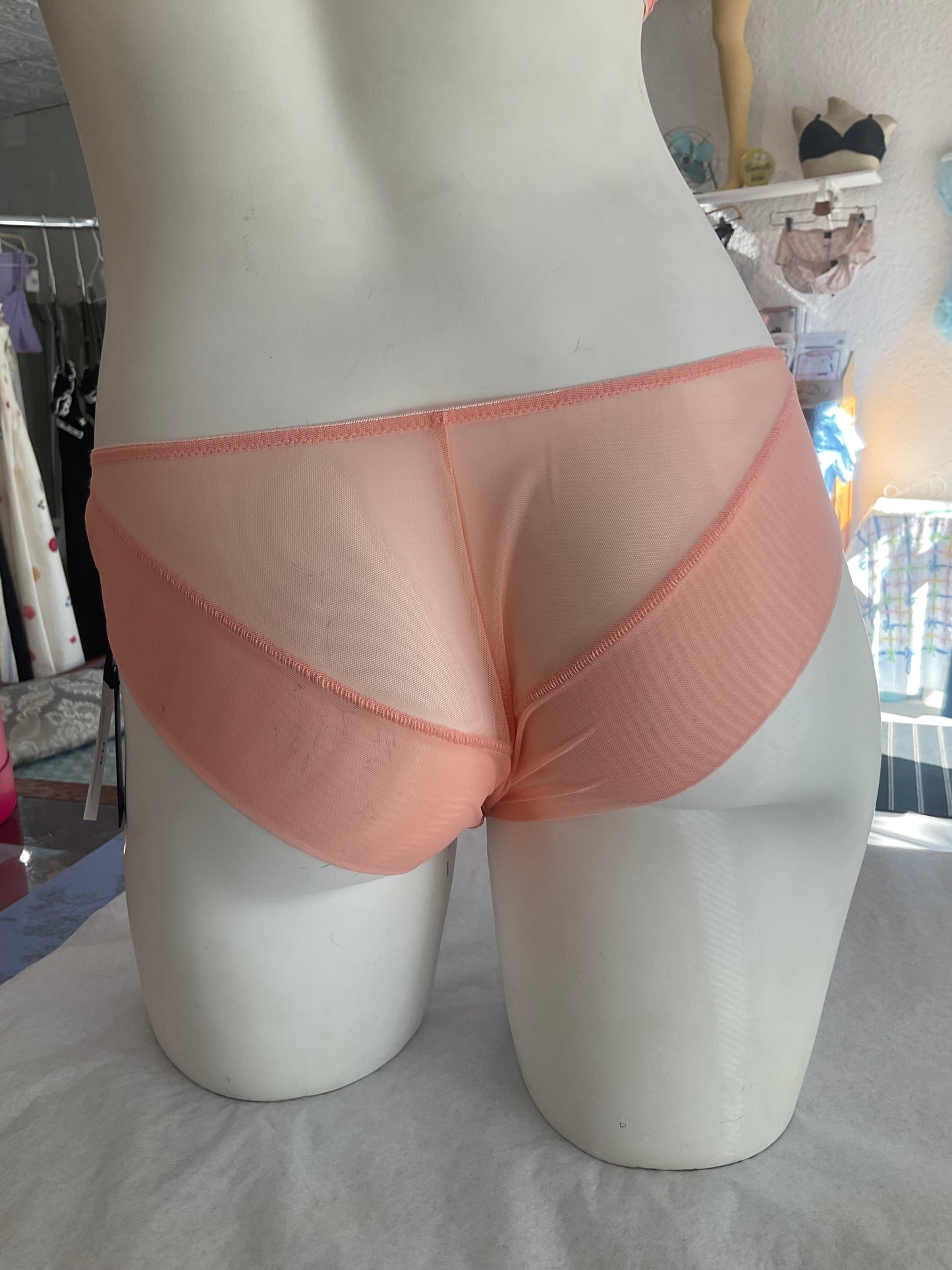 Sophia Silk Low Rise Knickers in Apricot By Katherine Hamilton