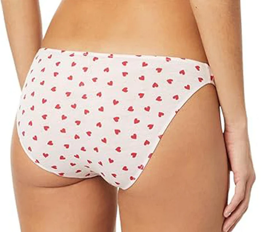 Heritage Hearts Organic Cotton French Bikini Brief By Only Hearts -M-XL