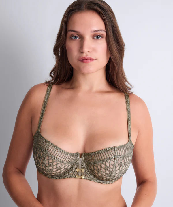 Stardust Dream Half Cup Bra in Nile Green By Aubade - 32-40 B-F (EURO)