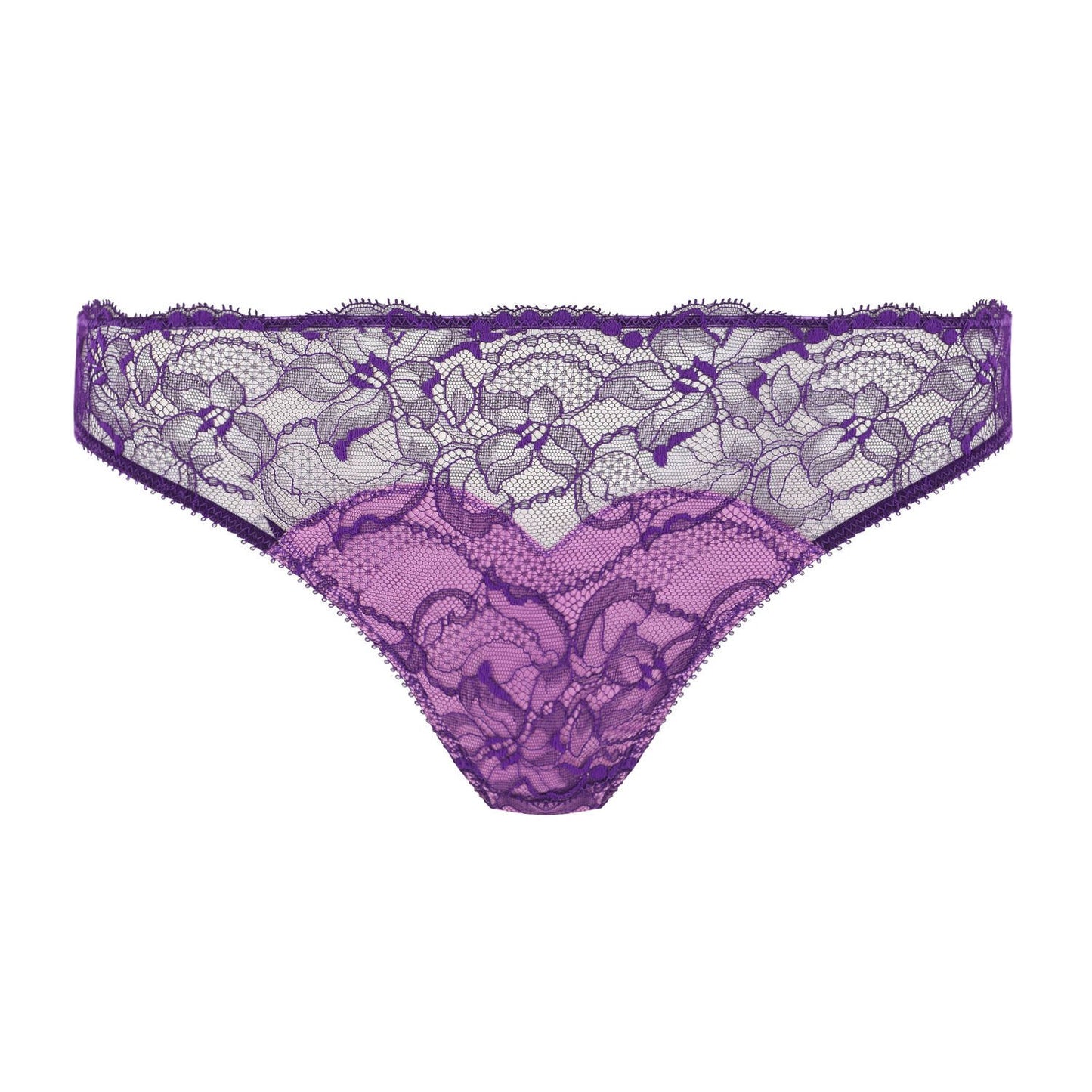 Tryst Bikini Brief in Vibrant Violet By Dita Von Teese Lingerie - sizes XS-XL