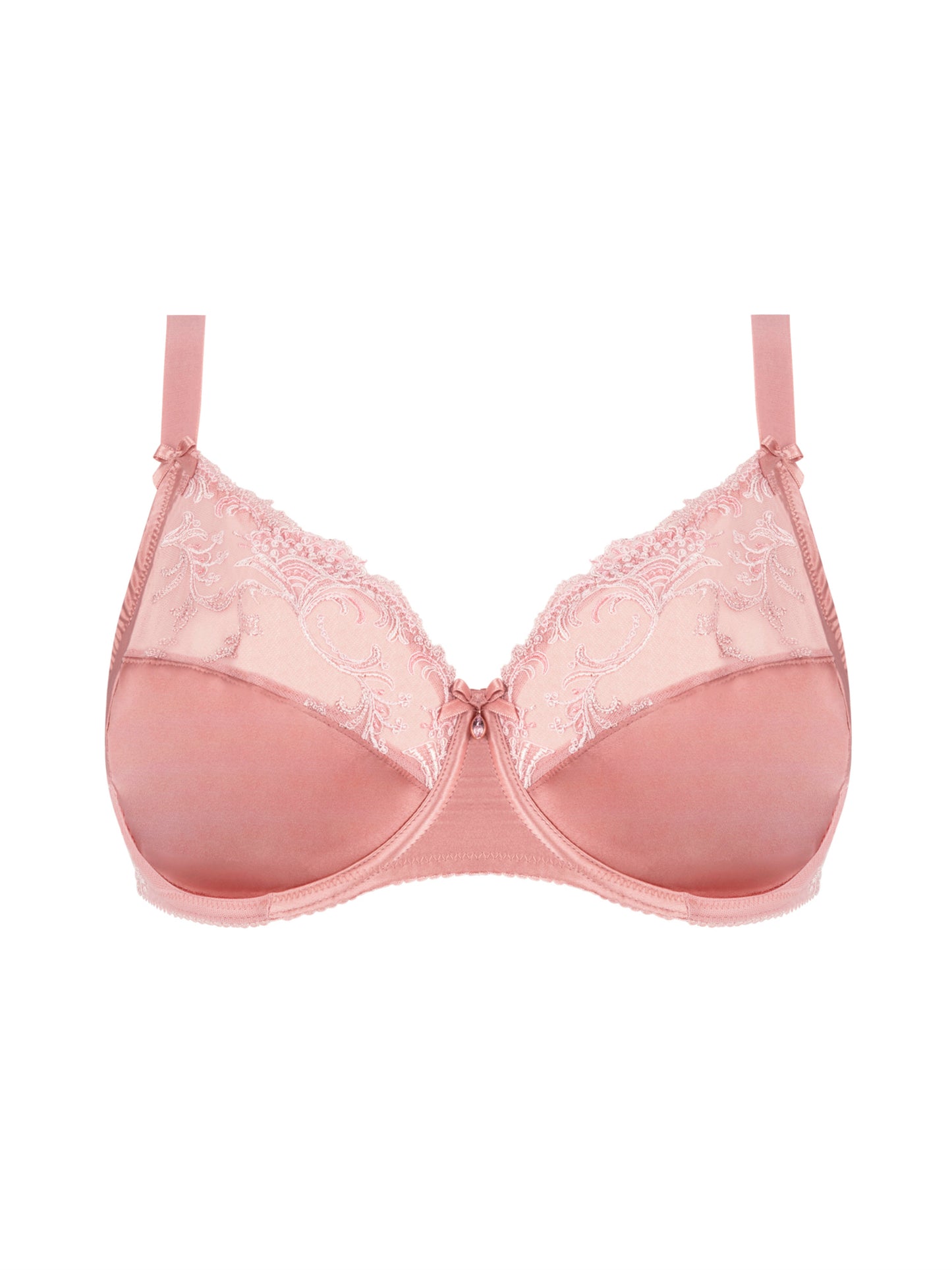Splendeur Soie Pure Silk in Rose By Lise Charmel 3-Parts Full Cup Bra - sizes 36-44 D-F (US sizes)
