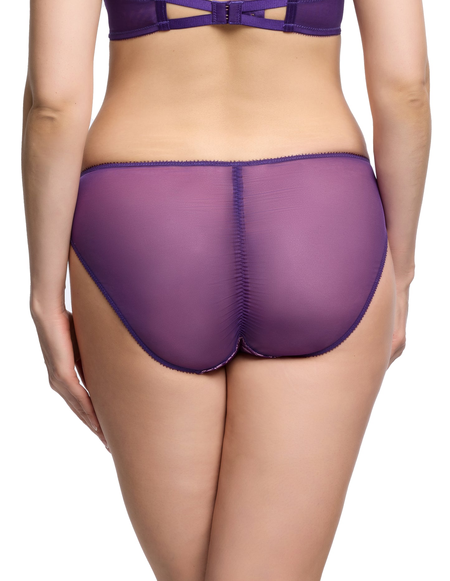 Tryst Bikini Brief in Vibrant Violet By Dita Von Teese Lingerie - sizes XS-XL