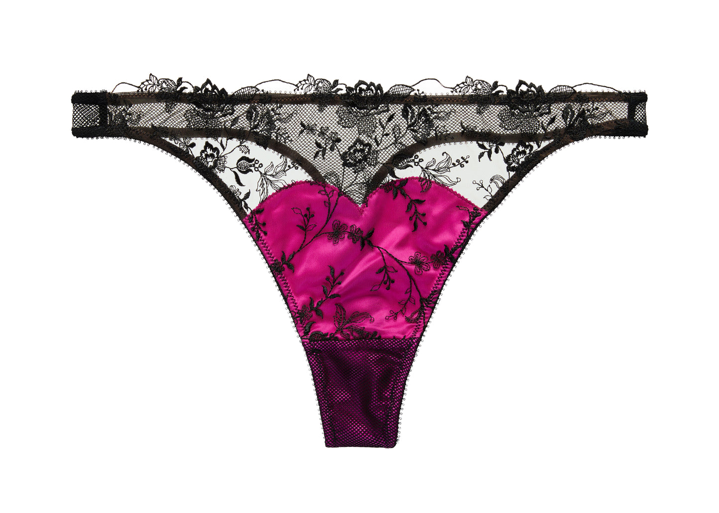 Victress in Fuchsia Thong By Dita Von Teese Lingerie - sizes XS-XL