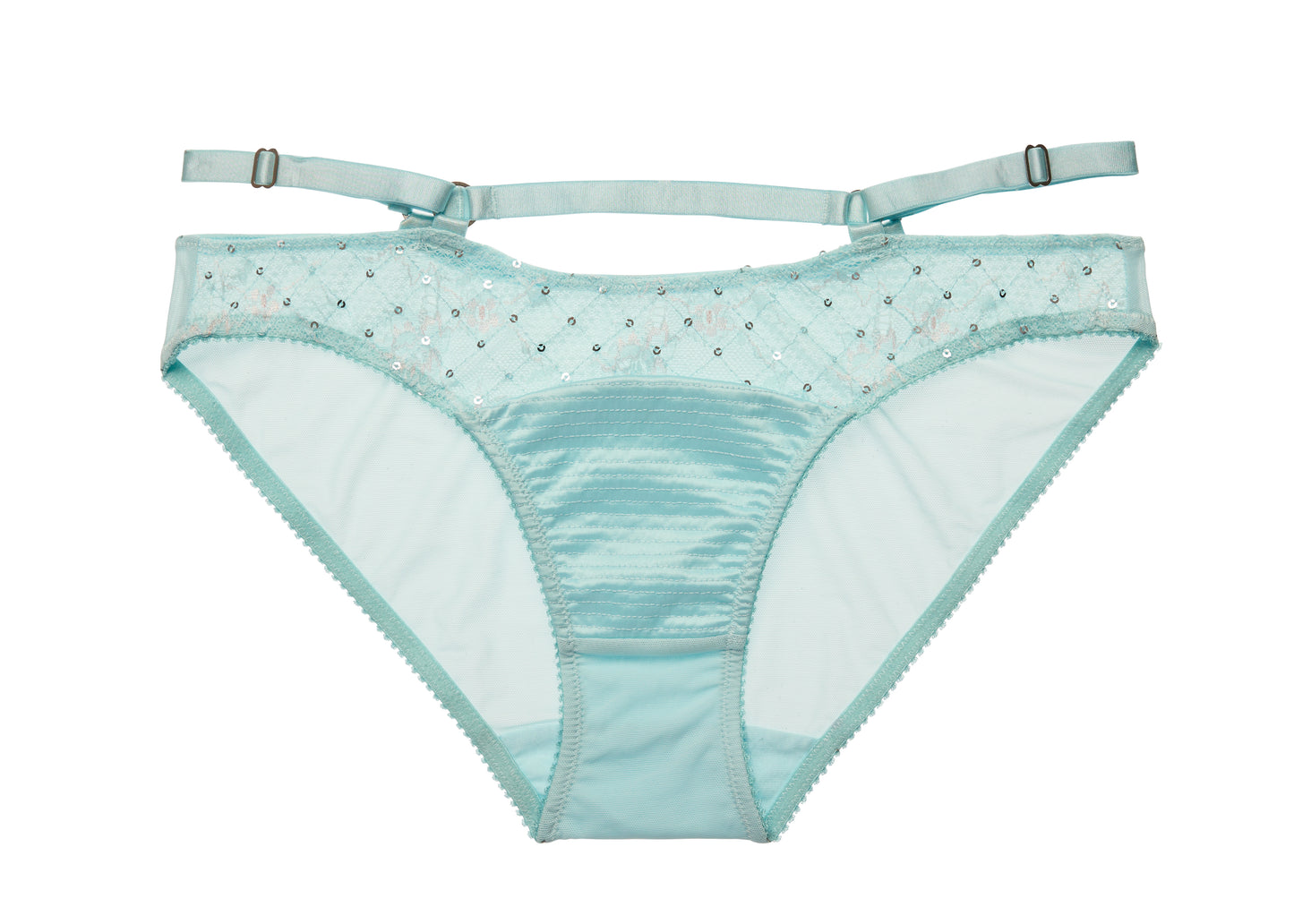 Madame X Bikini Brief in Powder Blue By Dita Von Teese Lingerie - XS-2X