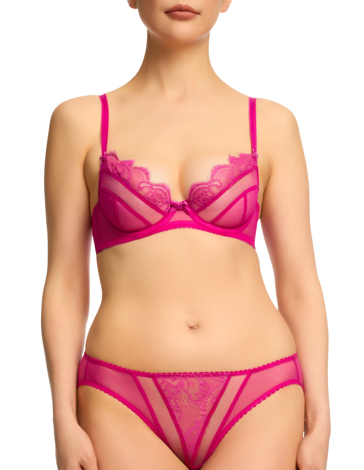 Muse Underwire Bra in Magenta By Dita Von Teese - 32-38 B-E (UK)/B-DDD/F (US)